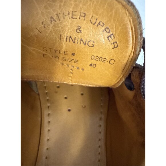 Havana Joe Men's Leather Shoes Low Derby Oxford Size 40 EU 9 US Brown Lace Up - Picture 12 of 12